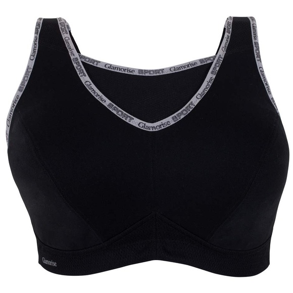 GLAMORISE SPORT No-Bounce Camisole wirefree full figure full bust 50C Sports Bra - Picture 1 of 16